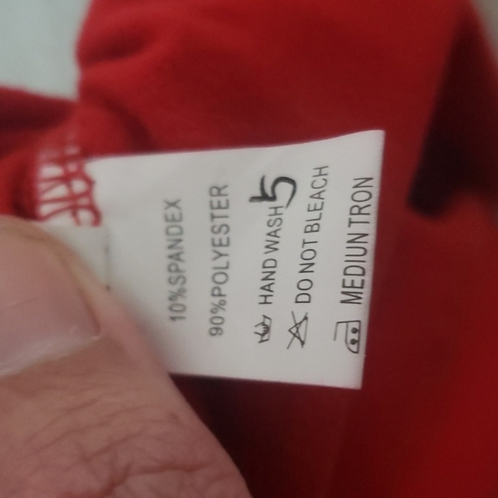 Cute red‎ dress strapless size small - Picture 7 of 7